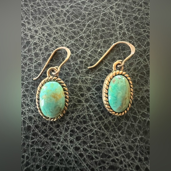 Studio Barse Jewelry - Studio Barse Earrings Bronze and Turquoise